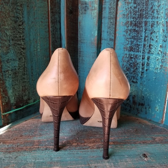 Cole Hann Tan Platform Heels - Picture 4 of 7